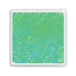 Green pattern Memory Card Reader (Square)  Front