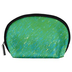 Green Pattern Accessory Pouches (large) 