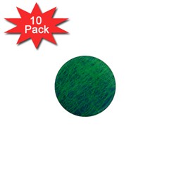 Deep Green Pattern 1  Mini Magnet (10 Pack) 