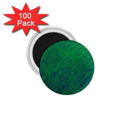 Deep Green Pattern 1 75  Magnets (100 Pack) 