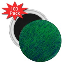 Deep Green Pattern 2 25  Magnets (100 Pack)  by Valentinaart