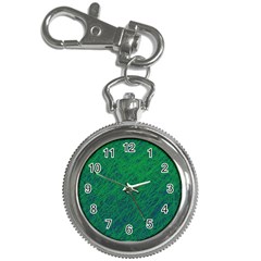 Deep Green Pattern Key Chain Watches by Valentinaart