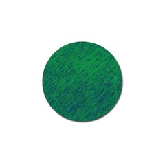 Deep Green Pattern Golf Ball Marker