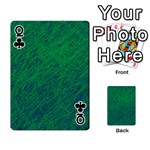 Deep green pattern Playing Cards 54 Designs  Front - ClubQ