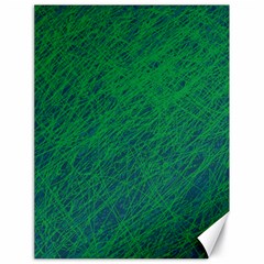 Deep Green Pattern Canvas 18  X 24   by Valentinaart