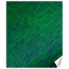 Deep Green Pattern Canvas 20  X 24  