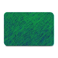 Deep Green Pattern Plate Mats