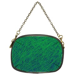 Deep Green Pattern Chain Purses (one Side) 