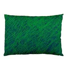 Deep Green Pattern Pillow Case by Valentinaart