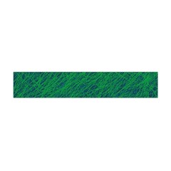 Deep Green Pattern Flano Scarf (mini)