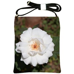 White Petal Shoulder Sling Bags