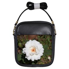 White Petal Girls Sling Bags