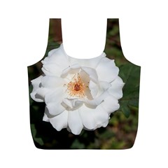 White Petal Full Print Recycle Bags (m) 