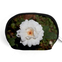 White Petal Accessory Pouches (medium) 