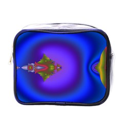 Into The Blue Fractal Mini Toiletries Bags