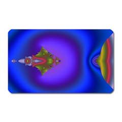 Into The Blue Fractal Magnet (rectangular)