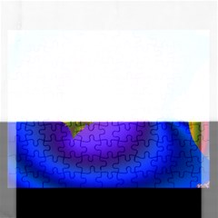 Into The Blue Fractal Rectangular Jigsaw Puzzl