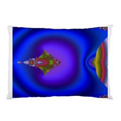 Into The Blue Fractal Pillow Case