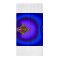 Into The Blue Fractal Shower Curtain 36  X 72  (stall) 