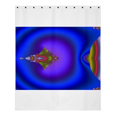 Into The Blue Fractal Shower Curtain 60  X 72  (medium) 