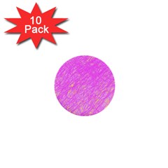 Pink Pattern 1  Mini Buttons (10 Pack) 