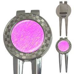 Pink Pattern 3-in-1 Golf Divots