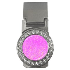 Pink Pattern Money Clips (cz) 