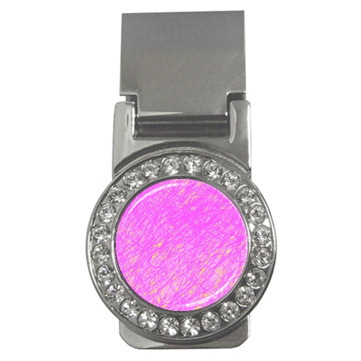 Pink pattern Money Clips (CZ) 