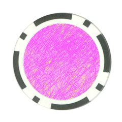 Pink Pattern Poker Chip Card Guards