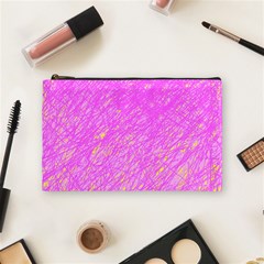 Pink Pattern Cosmetic Bag (medium) 