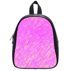 Pink Pattern School Bags (small) 