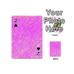 Pink Pattern Playing Cards 54 (mini) 