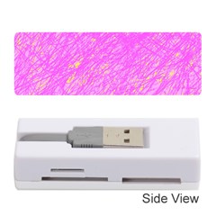 Pink Pattern Memory Card Reader (stick) 