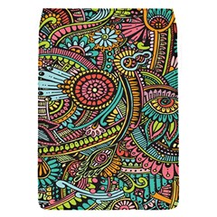 Colorful Hippie Flowers Pattern, Zz0103 Removable Flap Cover (s) by Zandiepants