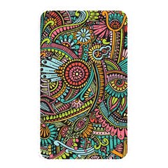 Colorful Hippie Flowers Pattern, Zz0103 Memory Card Reader (rectangular) by Zandiepants