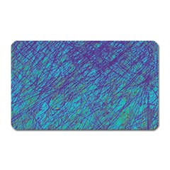 Blue Pattern Magnet (rectangular)