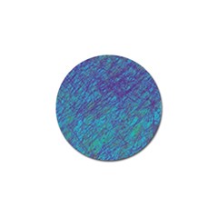 Blue Pattern Golf Ball Marker (4 Pack) by Valentinaart