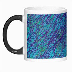 Blue Pattern Morph Mugs