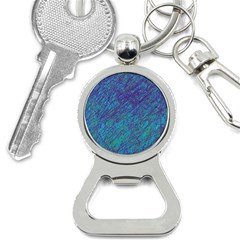 Blue Pattern Bottle Opener Key Chains