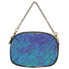 Blue Pattern Chain Purses (one Side) 