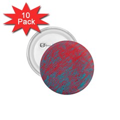 Red And Blue Pattern 1 75  Buttons (10 Pack)