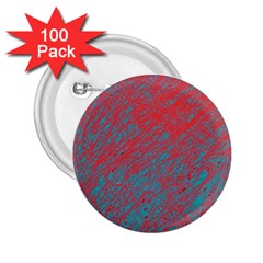 Red And Blue Pattern 2 25  Buttons (100 Pack) 