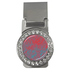 Red And Blue Pattern Money Clips (cz) 