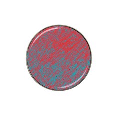 Red And Blue Pattern Hat Clip Ball Marker