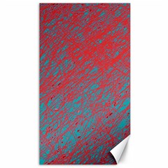 Red And Blue Pattern Canvas 40  X 72  