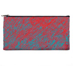 Red And Blue Pattern Pencil Cases