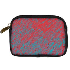 Red And Blue Pattern Digital Camera Cases