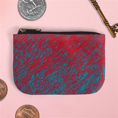 Red And Blue Pattern Mini Coin Purses