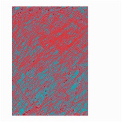 Red And Blue Pattern Small Garden Flag (two Sides)