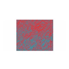 Red And Blue Pattern Satin Wrap